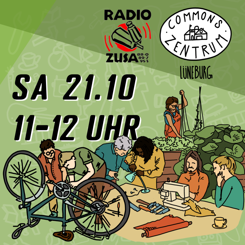 Commons Zentrum Lüneburg bei Radio ZuSa